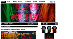 Desktop Screenshot of bloodorwhiskey.ie